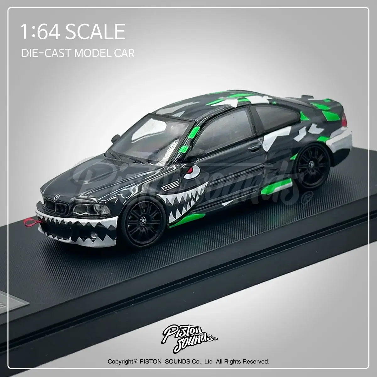 1:64스케일 다이캐스트 BMW E46 M3 플라잉타이거 드리프트카