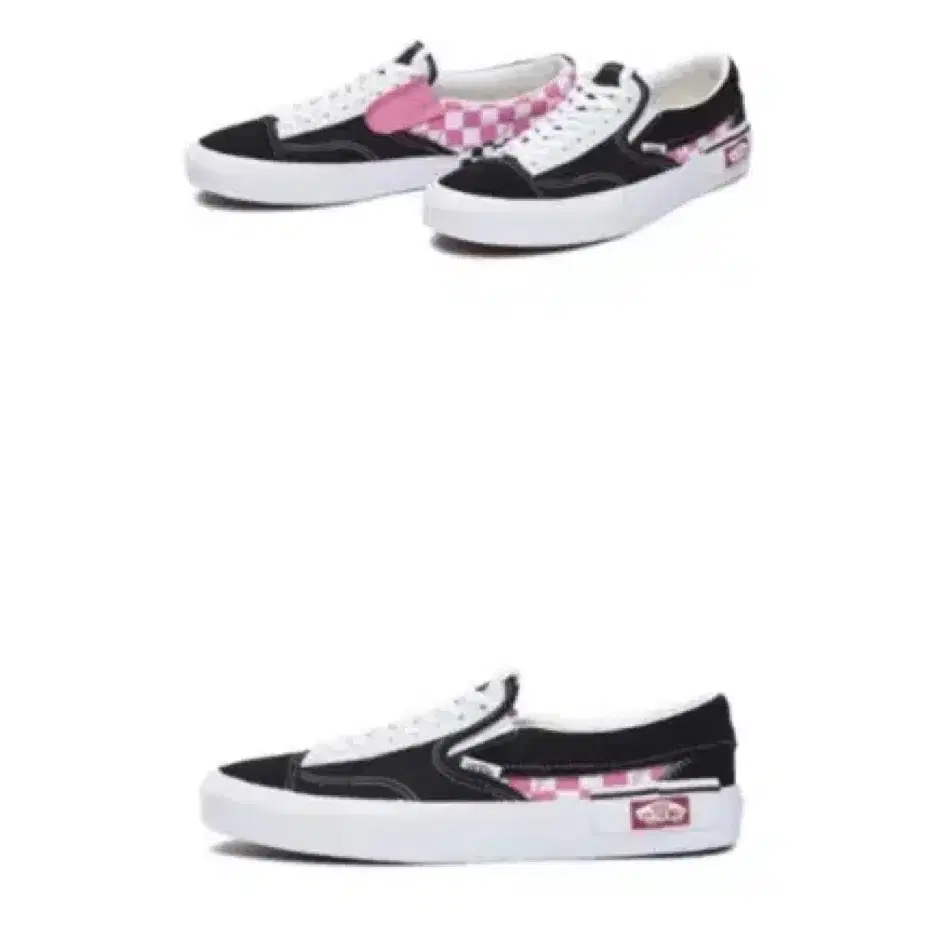 <미착용 새상품> VANS 반스 슬립온 블랙핑크, 275