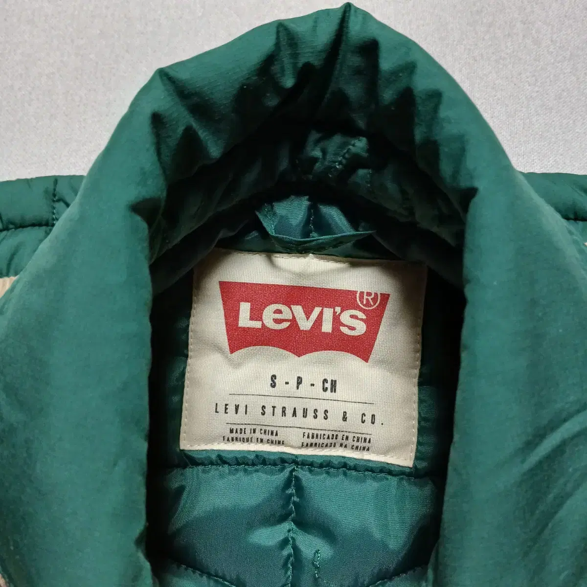 리바이스 LEVI'S 화이트탭 웨스턴 퀄팅 패딩 셔츠 점퍼 자켓