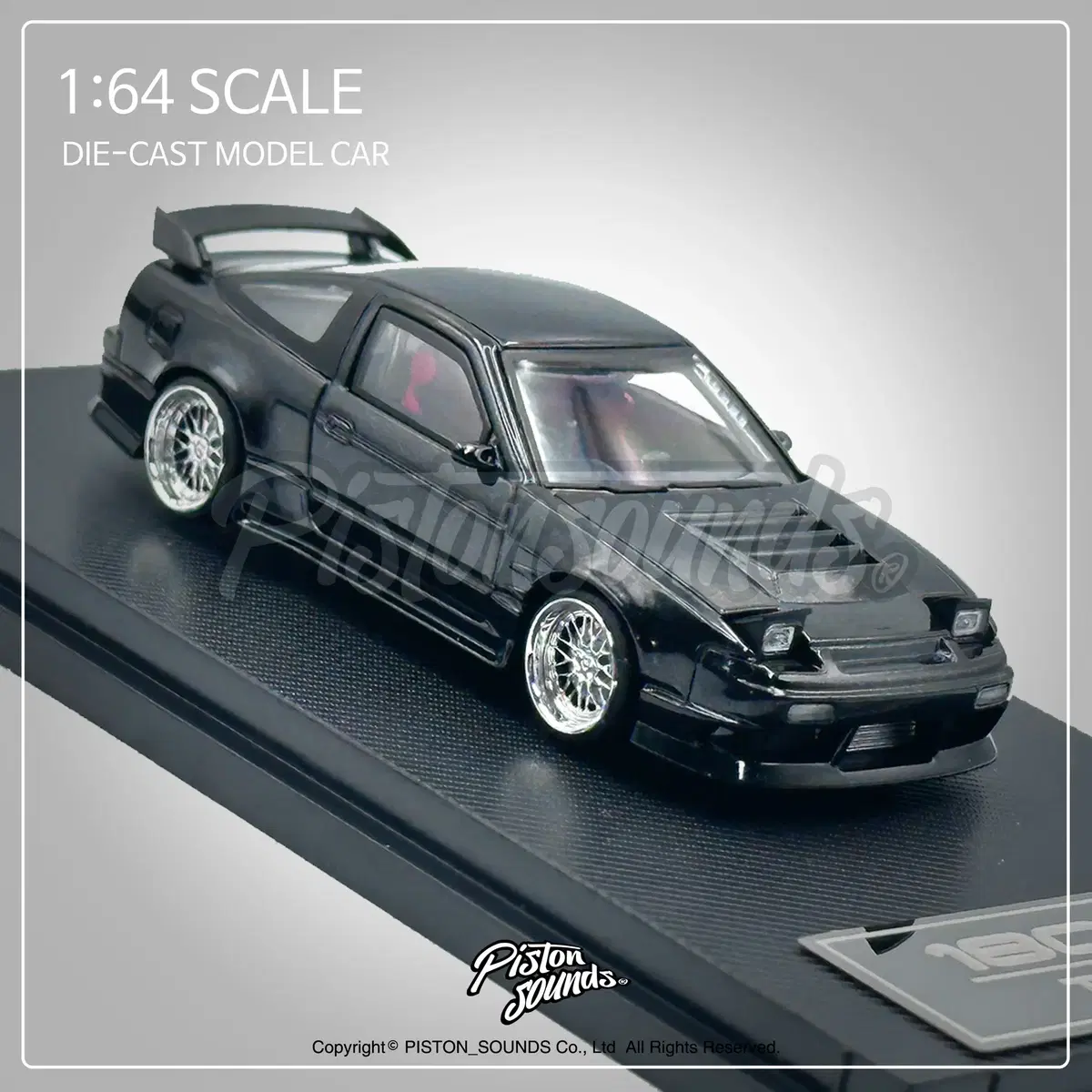 1:64스케일 다이캐스트 닛산 180SX TYPE X 타입X 팝업램프