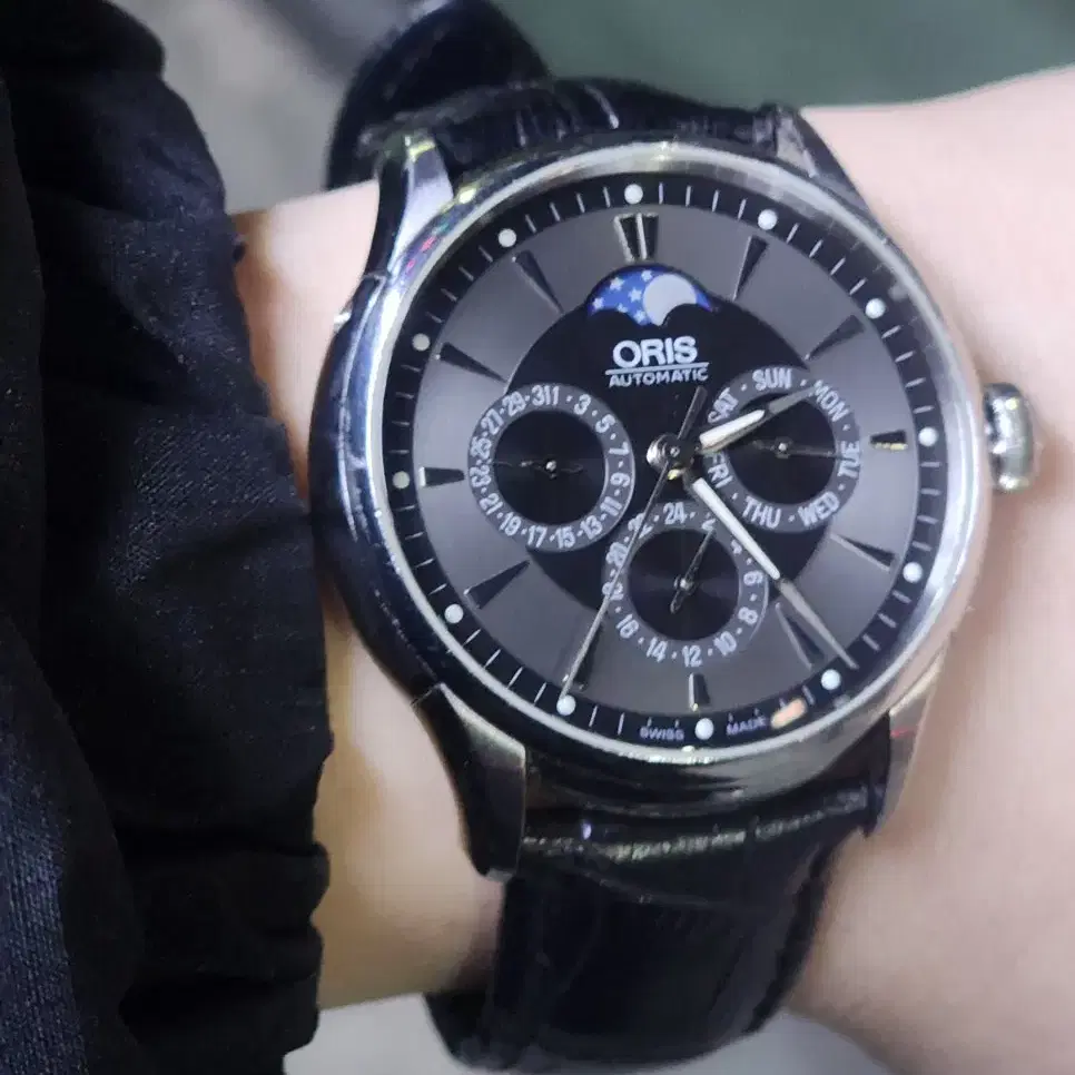 ORIS 오리스 아뜰리에 문페이즈 오토 시계