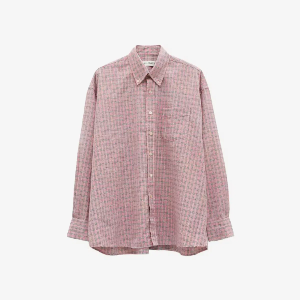 Our Legs Bow-Tie BD Shirt Pink Kimble Check [52]