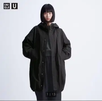 유니클로 U 유틸리티 후드 코트 S