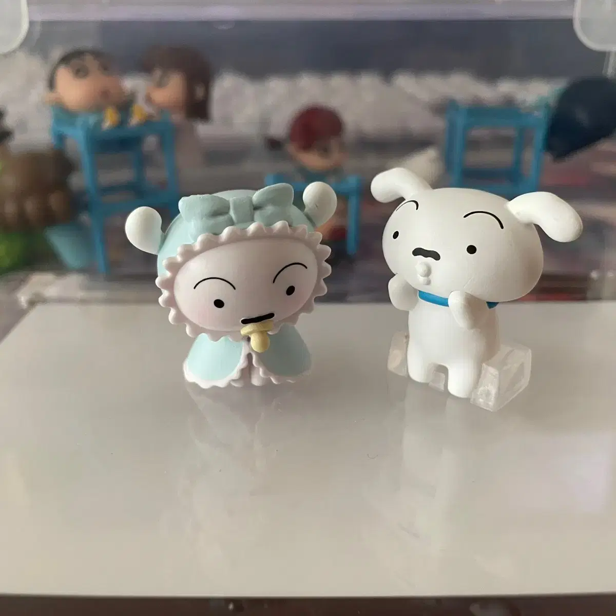 짱구 흰둥이 피규어 가챠&리멘트