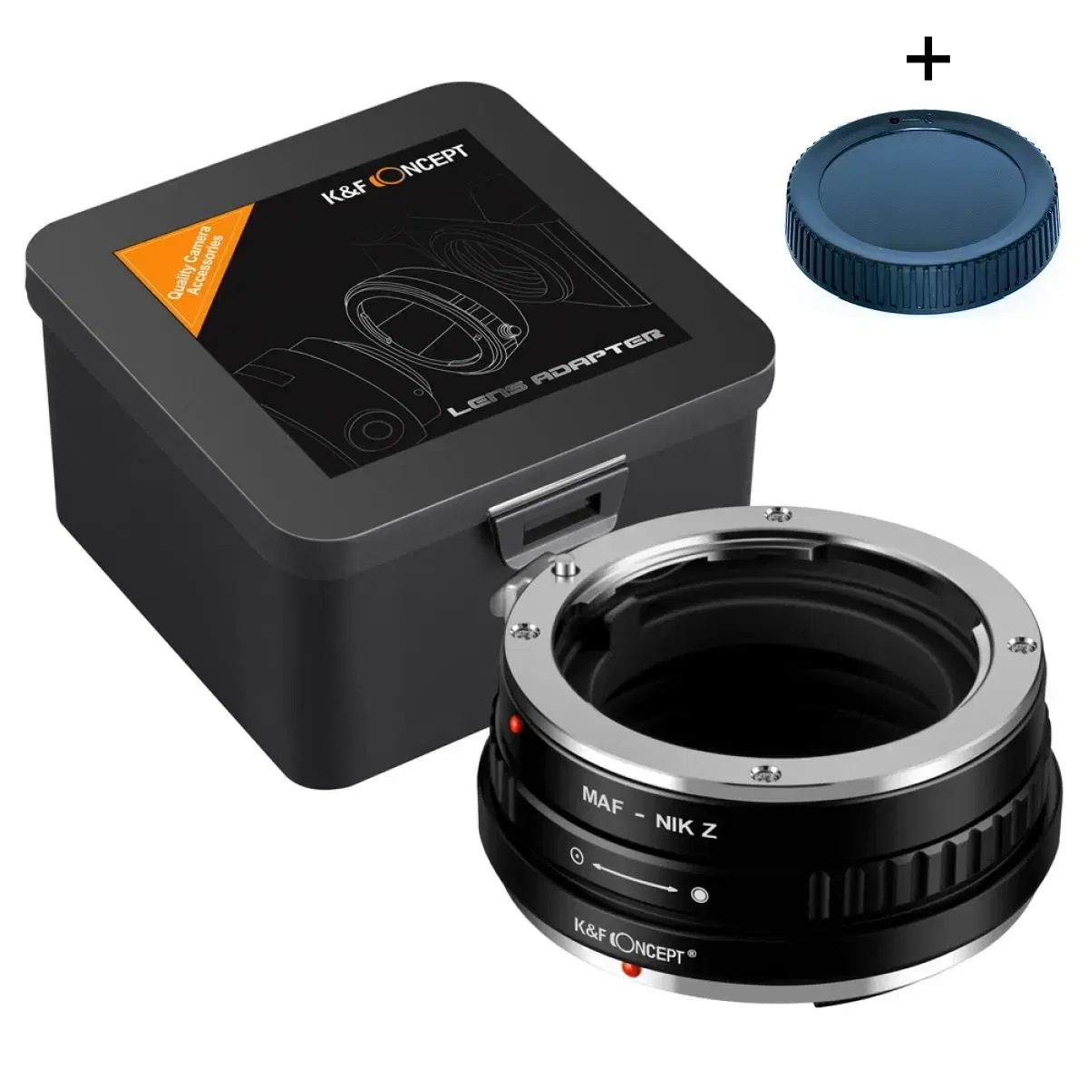 KnF MAF-NIK Z Minolta A Lens-Nikon Z Adapter with Back Cap-New Product