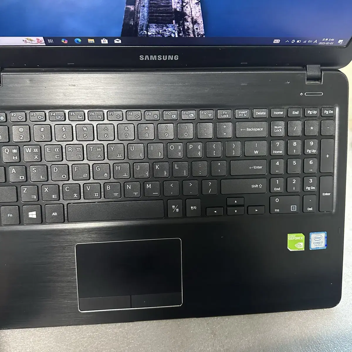 i7 7세대 지포스 940MX 삼성 노트북  NT500R5W 부품용