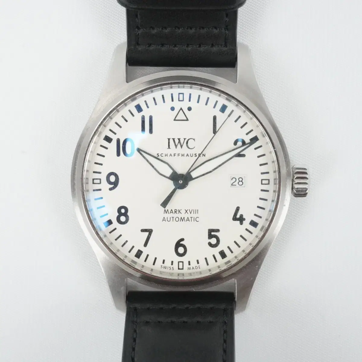 [풀셋] IWC 마크18 화이트 다이얼 (흰판) IW327012