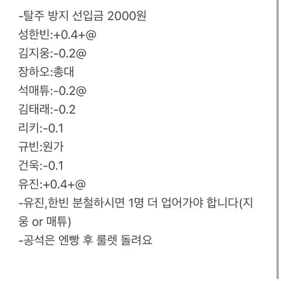 제베원 식빵ver. 뮤직플랜트 미공포 분철