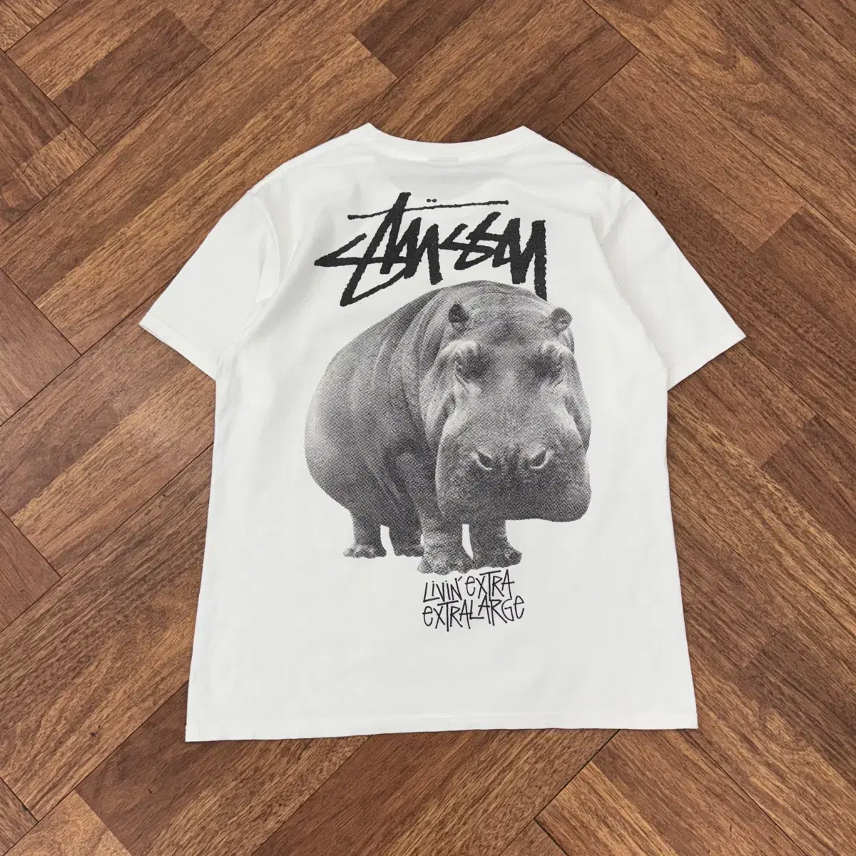 M STUSSY 스투시 리빈 하마 반팔 티셔츠