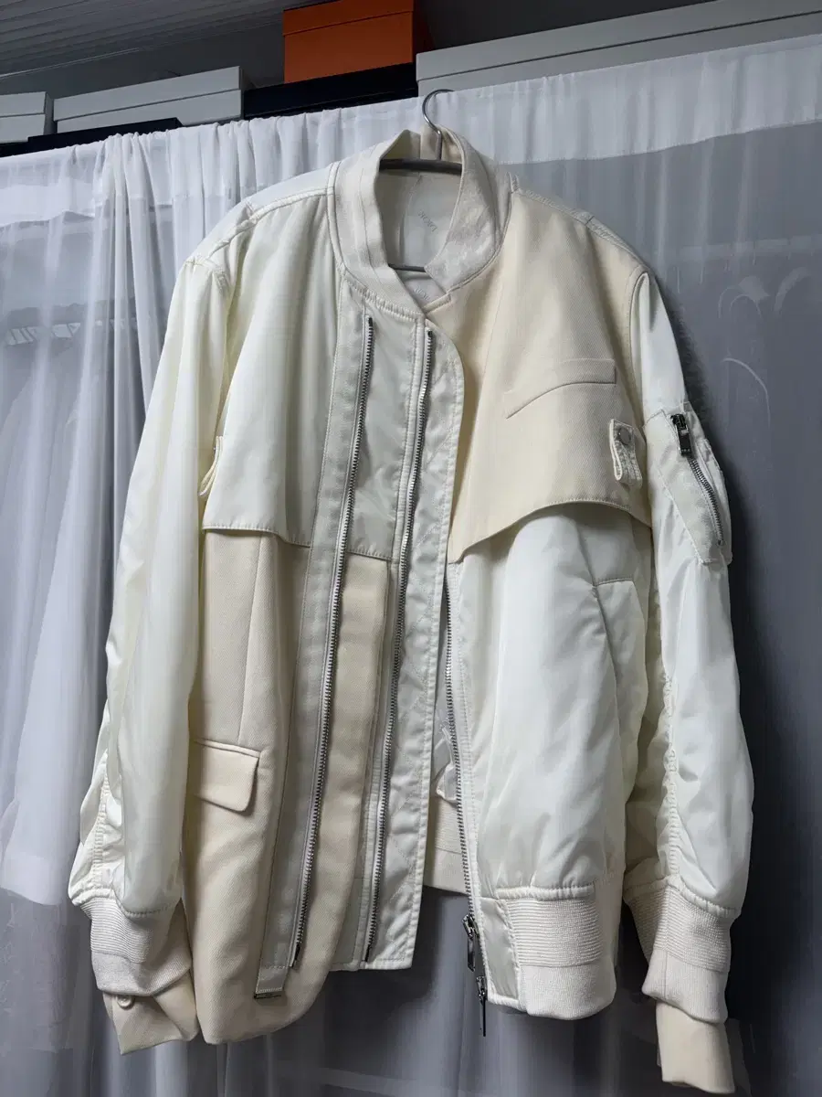 48 / Dior x Sakai Hybrid MA-1 Technical Bomber Jacket