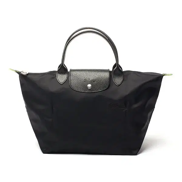 LONGCHAMP 롱샴 르 플리아쥬 그린 핸드백 M 블랙