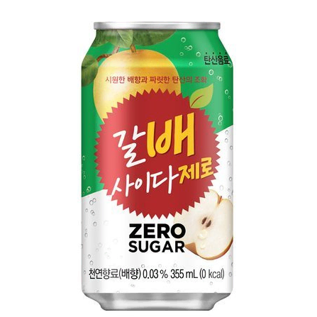 무료배송-갈배사이다 제로 355ml 24캔 갈아만든배