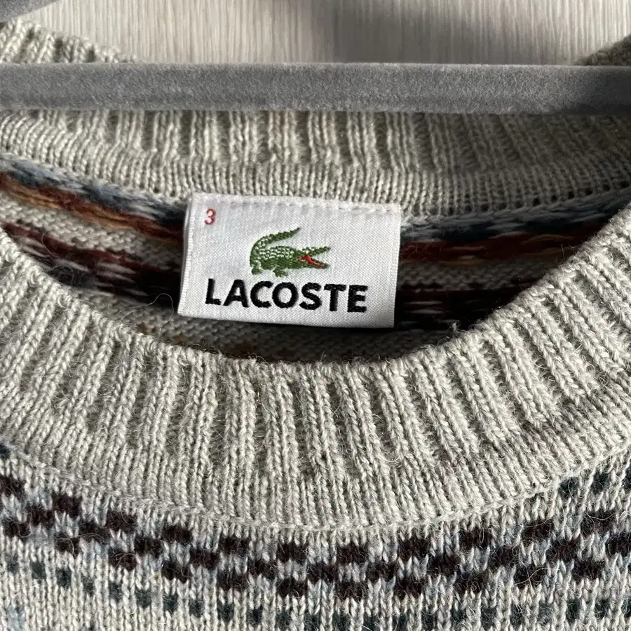 Lacoste 라코스테 니트 스웨터 SIZE 3