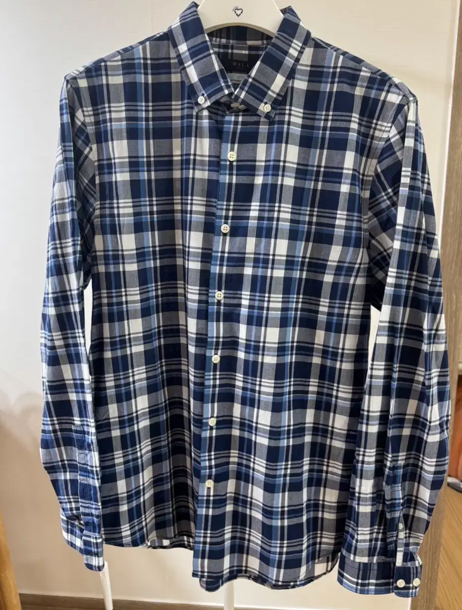 MALE Airy Check Shirt (for yeoreum)_100