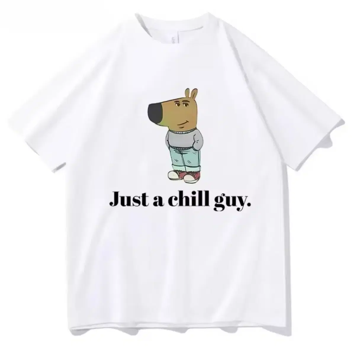 무료배송) 칠가이 티셔츠 chill guy tee S-7XL