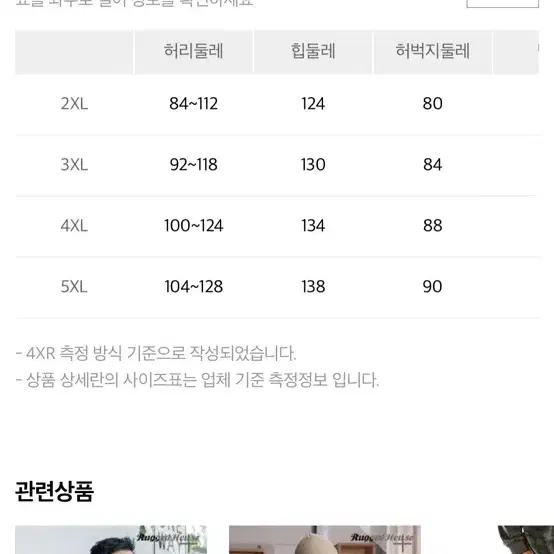 4XR 러기드하우스 유틸리티 와이드 카고 팬츠 브라운