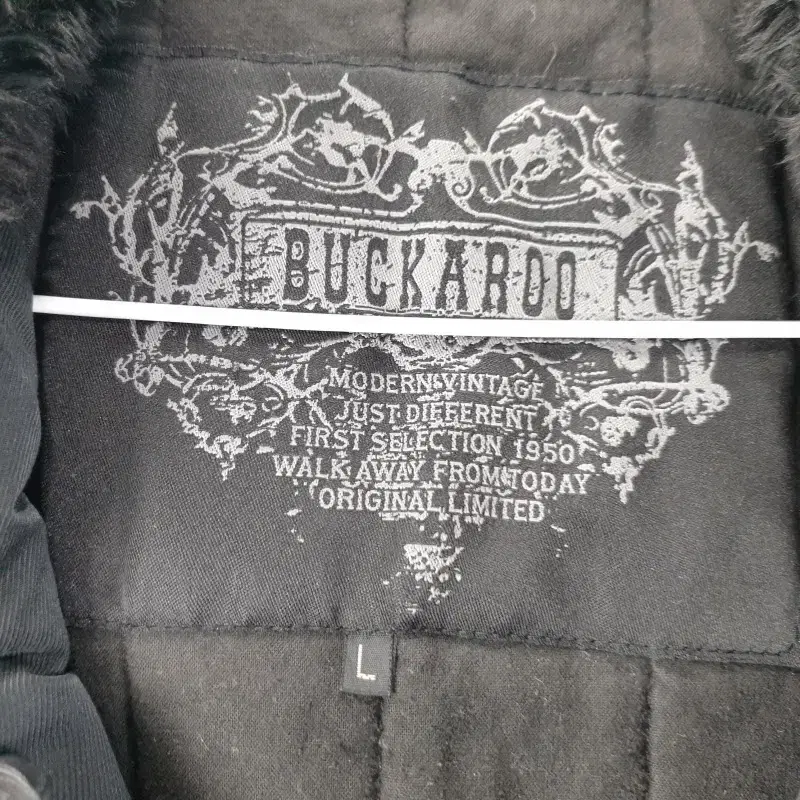 F5704 BUCKAROO  남L 블랙 사파리 후드 점퍼/더크