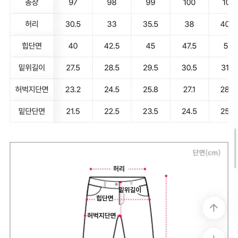 미오 바지 팝니다