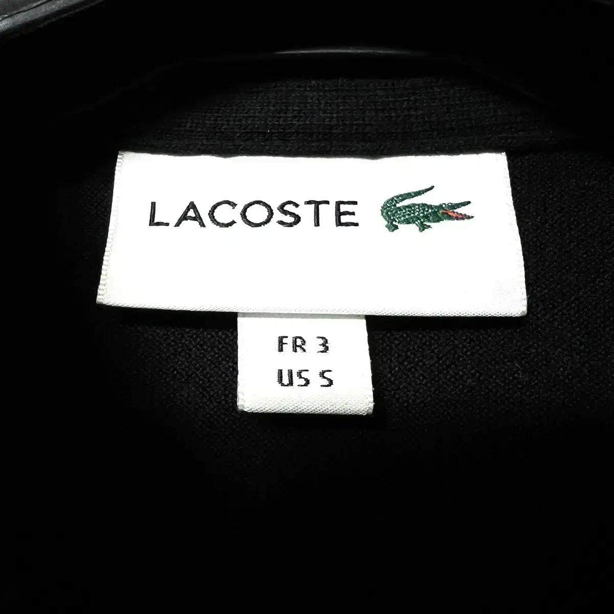 [S,90]라코스테 카라티 긴팔티 블랙 lacoste