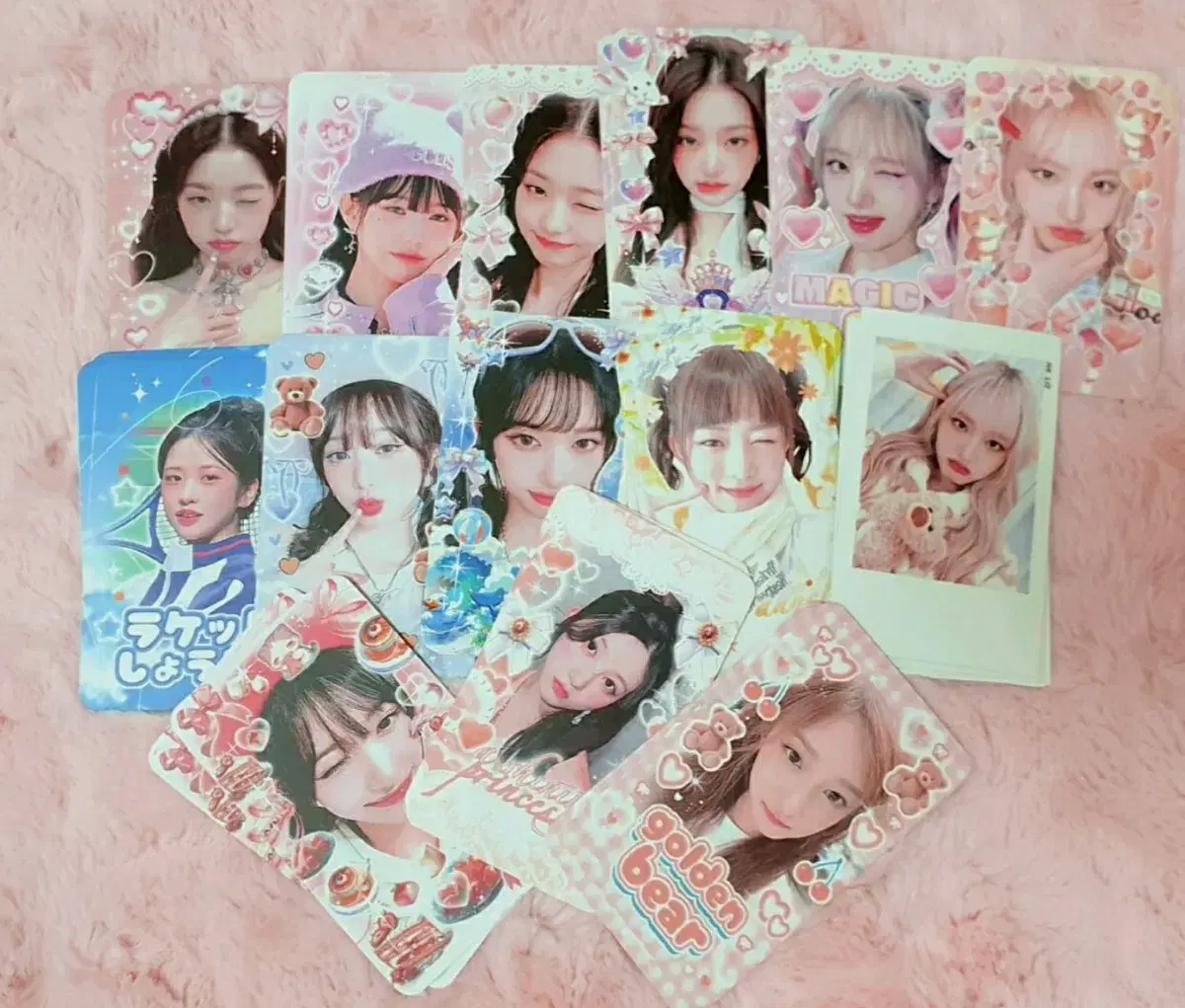 아이브 원영,리즈,유진,이서,레이,가을 포카