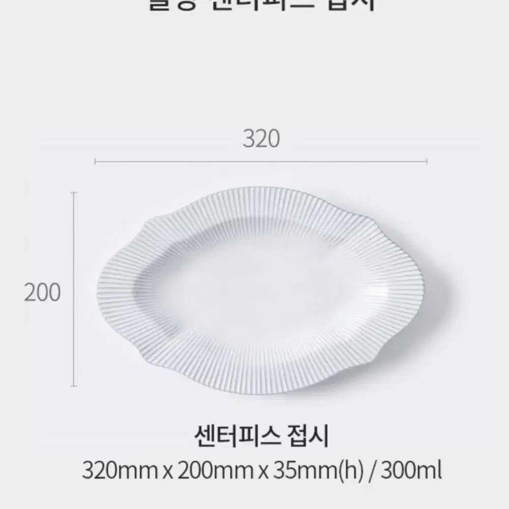 블랑 센티피스 접시 주방 그릇 인테리어