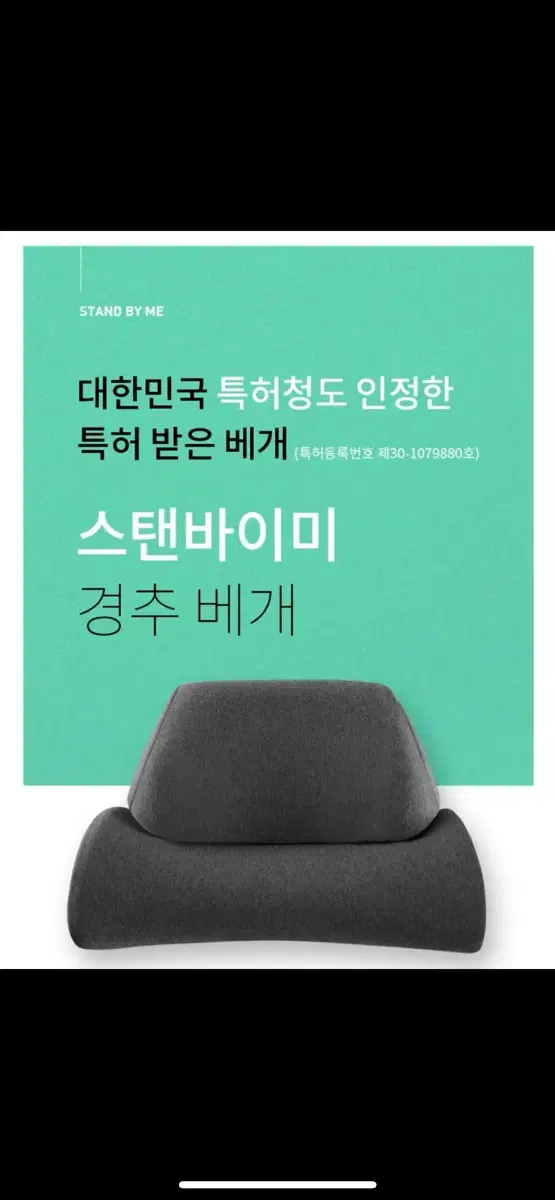 스탠바이미 경추+허리 베개 세트