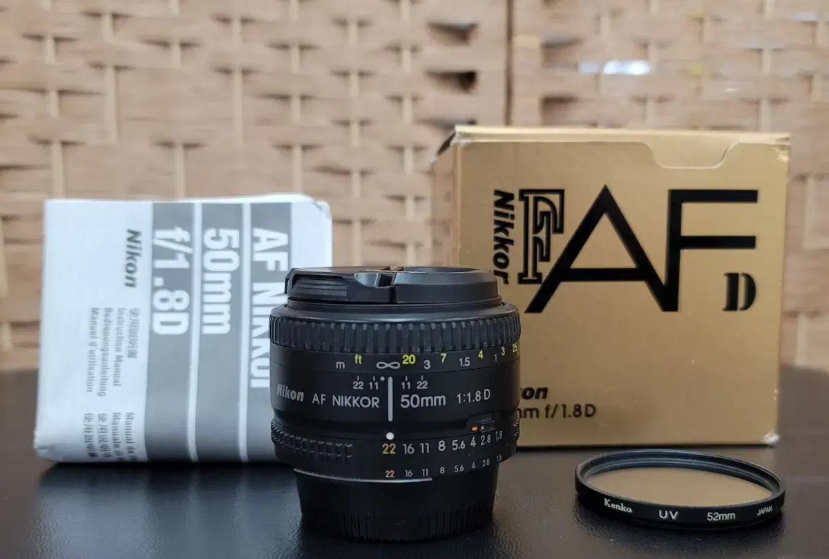 Nikon AF 50mm f1.8D Box Full Set