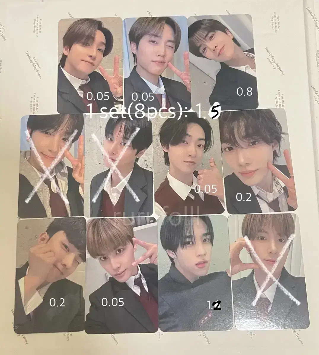 The Boyz Necktie everline Photo Session Photo Event unreleased photocard Photocard