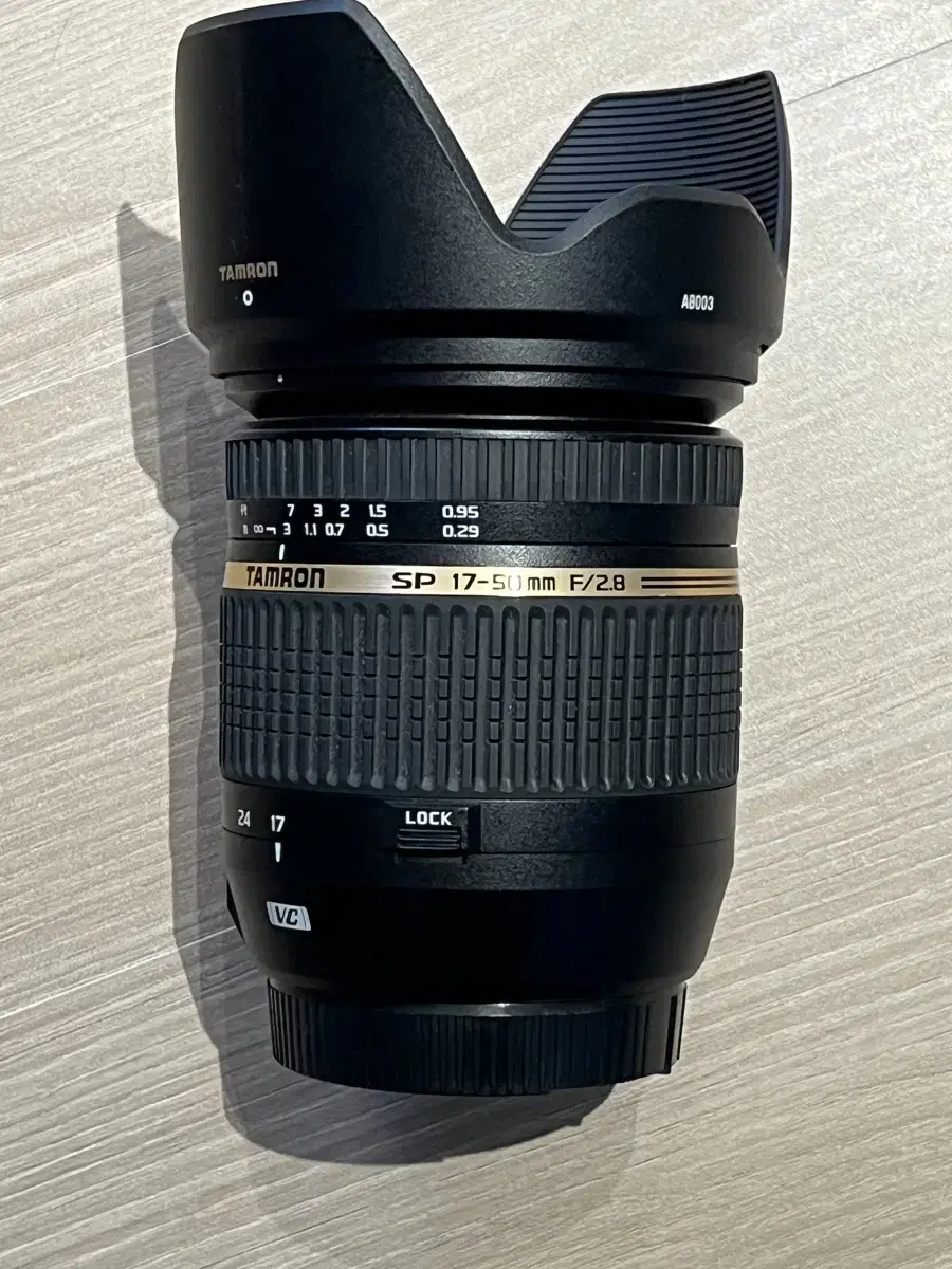 탐론 SP 17-50mm f/2.8 vc 캐논 마운트+겐코uv+후드