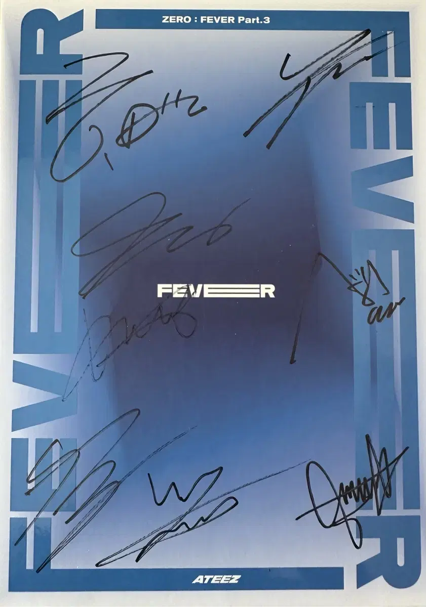 ATEEZ FEVER Part.3 Signed Album