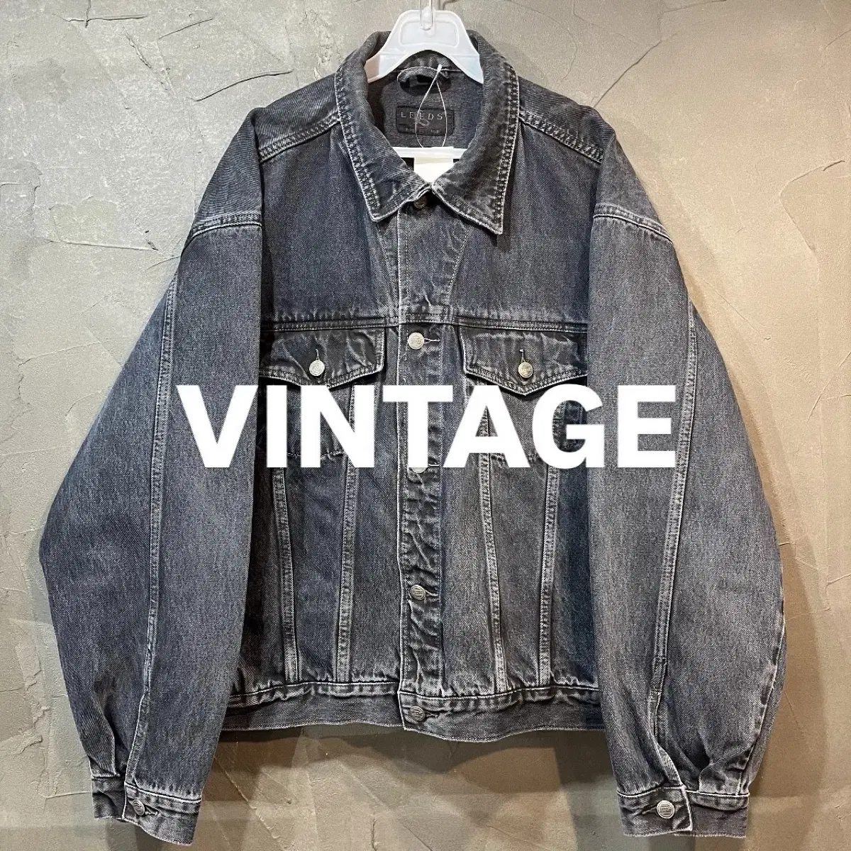 [XXL] VINTAGE 워싱 데님 트러커 자켓