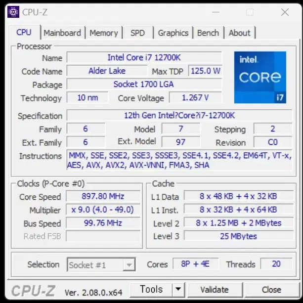 i7-12700K 중고PC 판매 합니다.