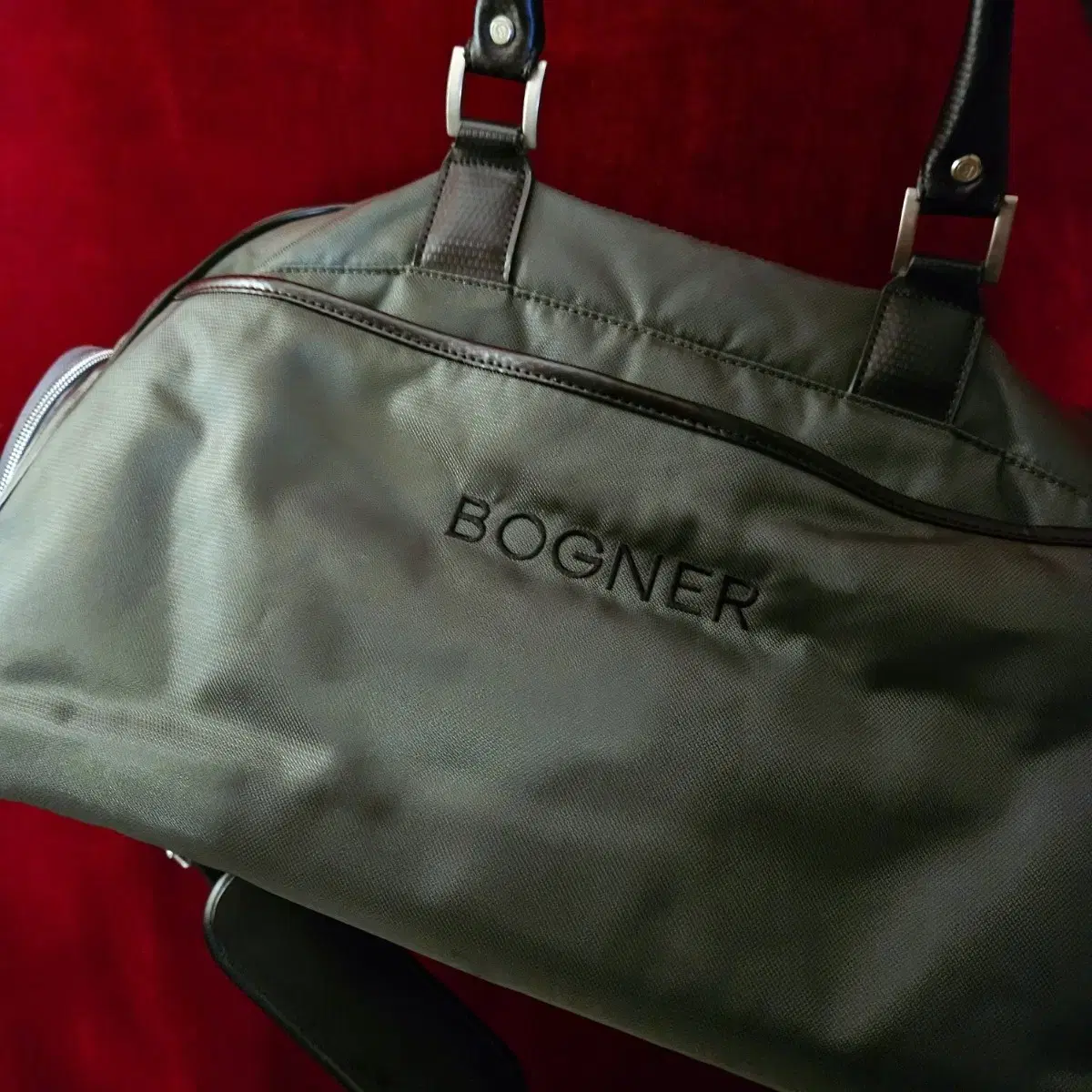 보그너(BOGNER) 올리브카키 보스턴백 48 x 27 x 24