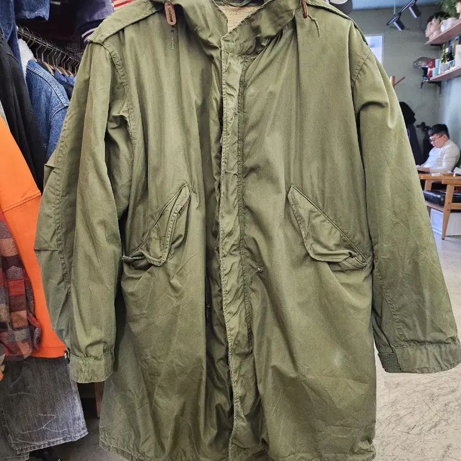 Vtg U.S Army M-1951 Fishtail Parka.