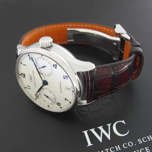 IWC 포르투기스 세븐데이즈 파워리저브 블루핸즈 IW500107