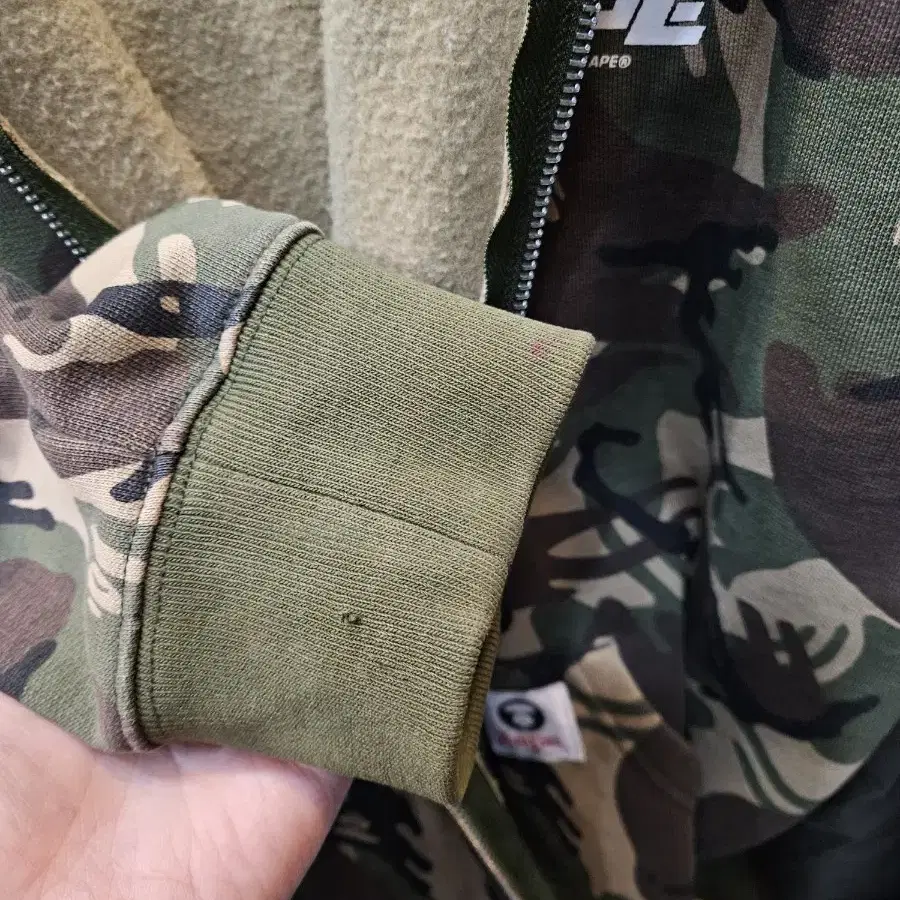 BAPE 베이프 에이프 카모플라쥬 후드집업L 90~100 @남여공용@