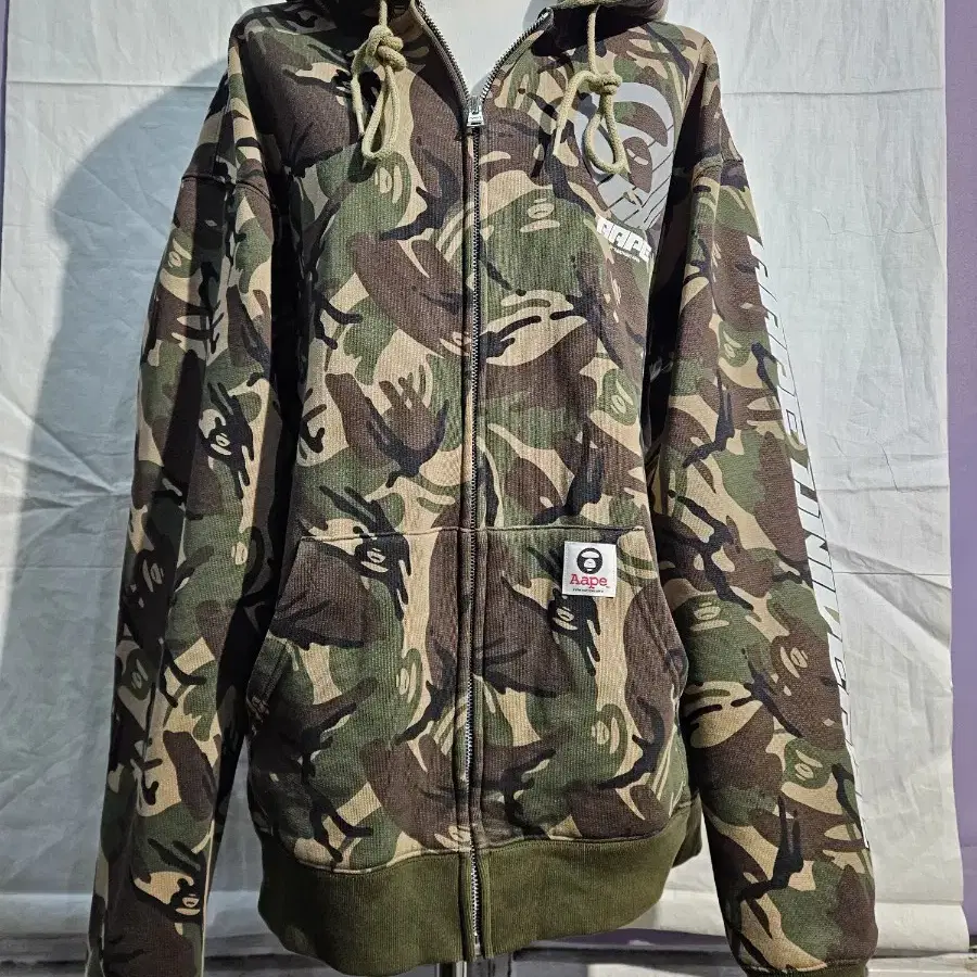 BAPE 베이프 에이프 카모플라쥬 후드집업L 90~100 @남여공용@