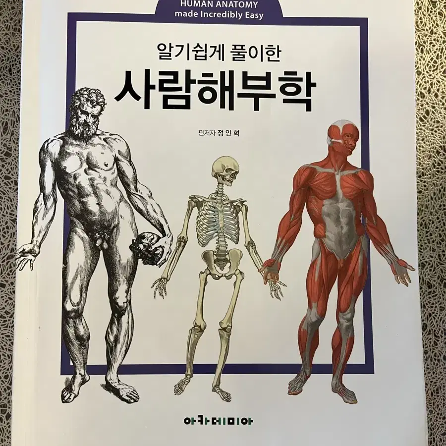 알기쉽게 풀이한 사람해부학 새 책 팔아요