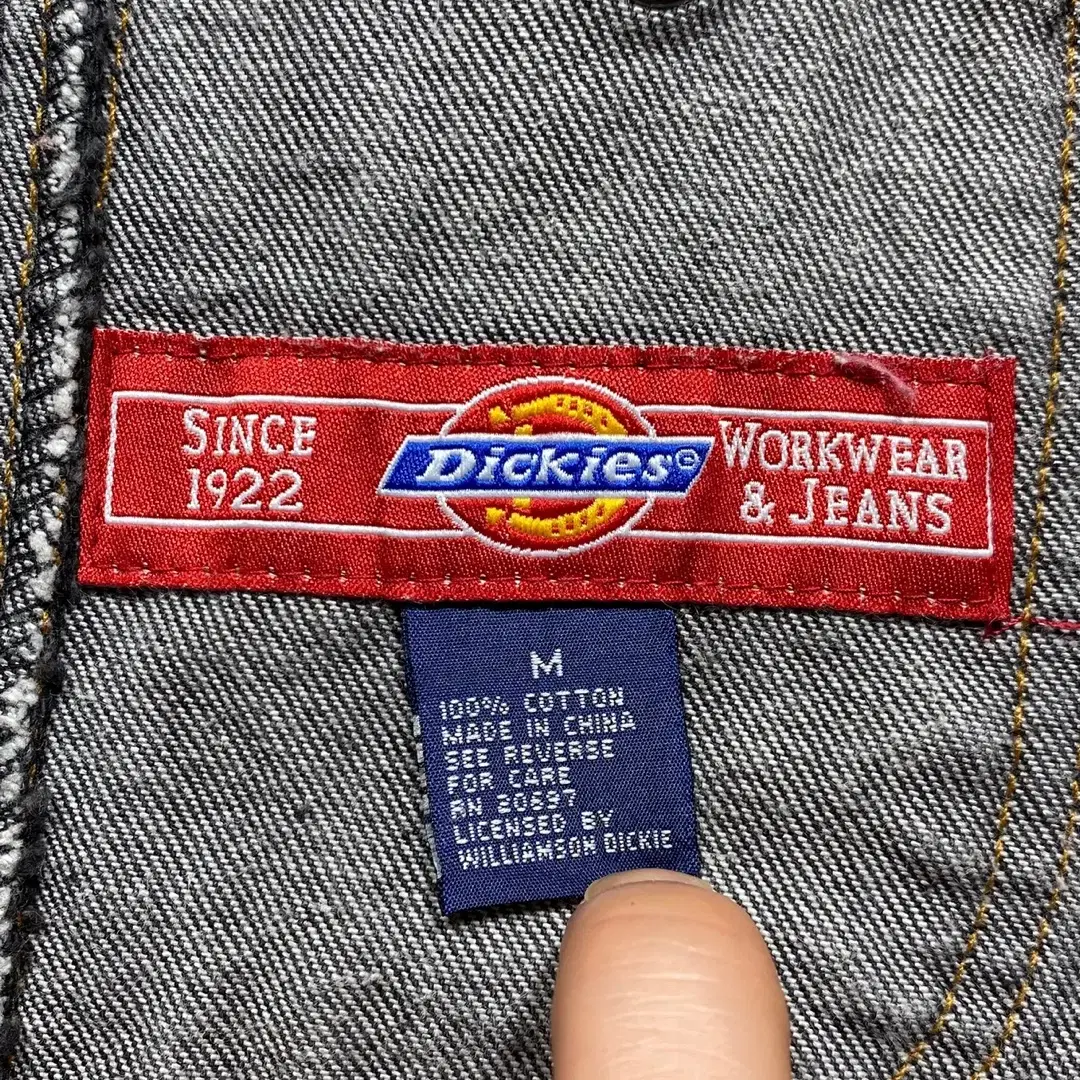 [M] Dickies 디키즈 올드스쿨 데님 오버롤 스커트