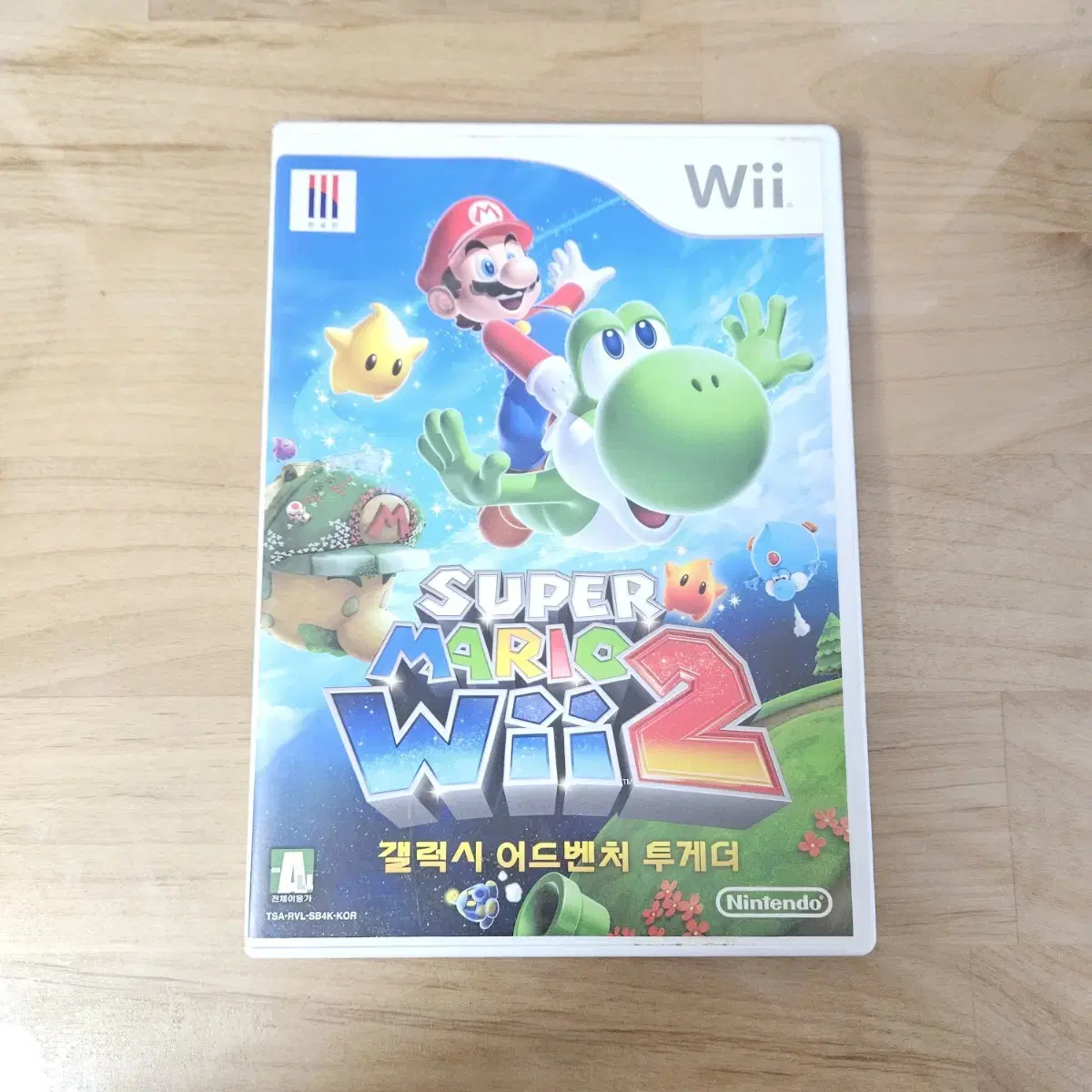 닌텐도 wii 위 CD 슈퍼마리오갤럭시어드벤처투게더2