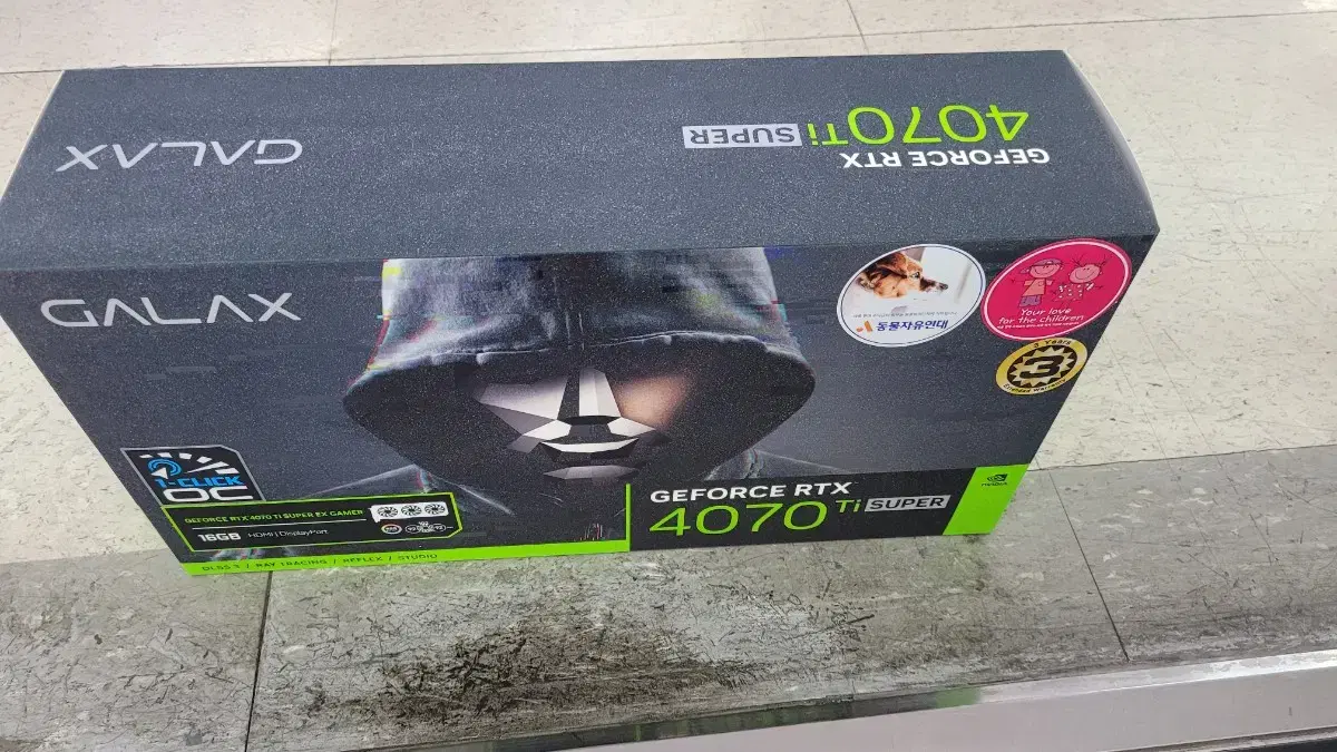 갤럭시 지포스 rtx 4070ti super 1개 외