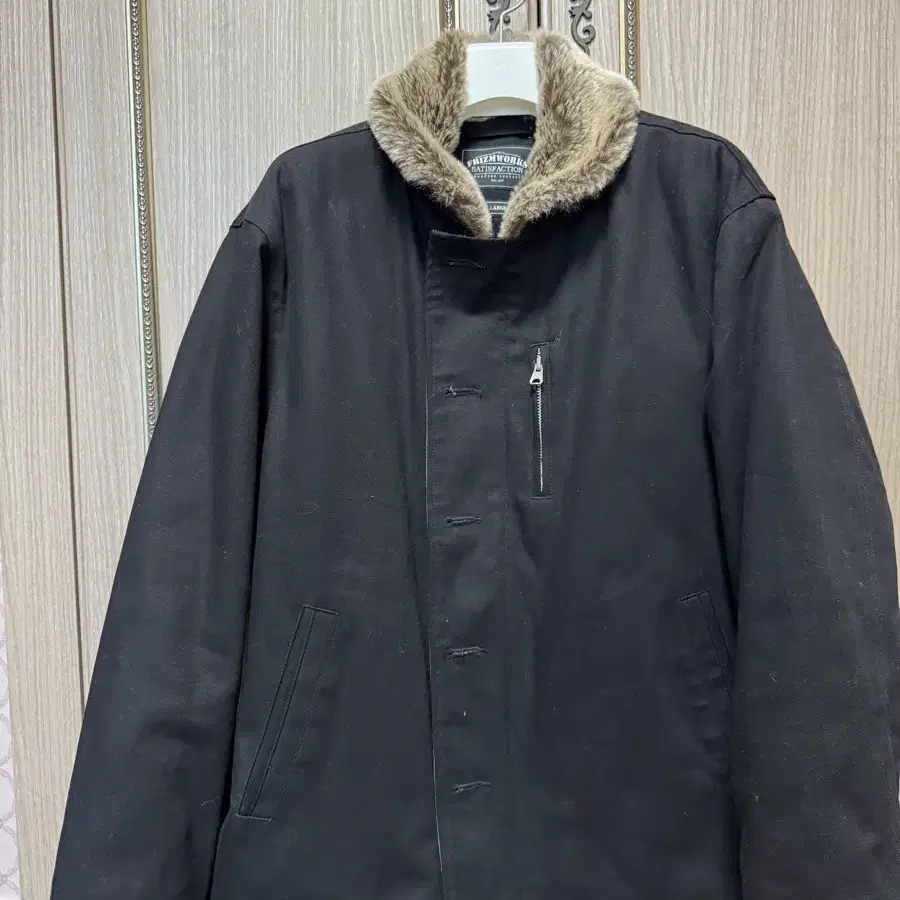 프리즘웍스 덱자켓 L 검정 EDGAR N-1 DECK JACKET