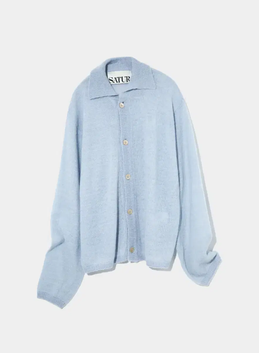 Setter Summer Alpaca Knit Shirt Carolina Blue