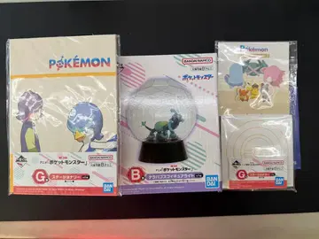 애니메이션 포켓몬스터 제일복권 B상 테라파고스 G상 문구류