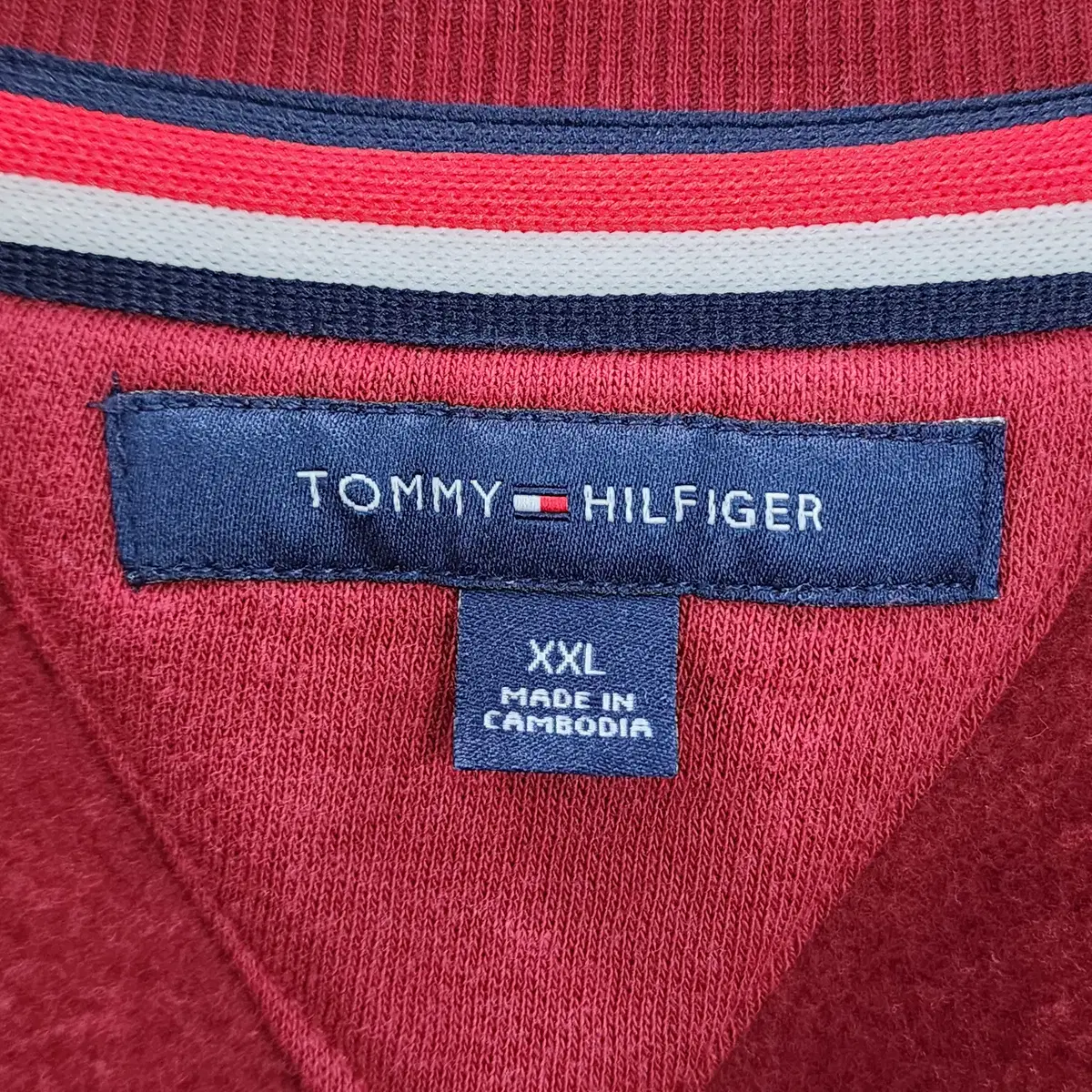 [XXL] Tommy Hilfiger 타미힐피거 크루넥 솔리드 맨투맨