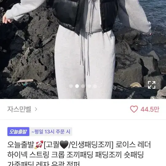 에이블리 패딩조끼