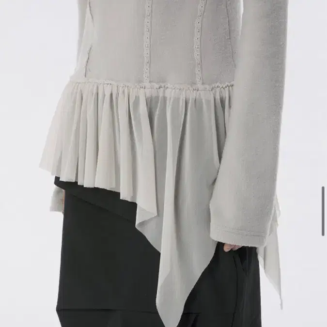 FLAREUP Frill Long Sleeve FL-137 그레이