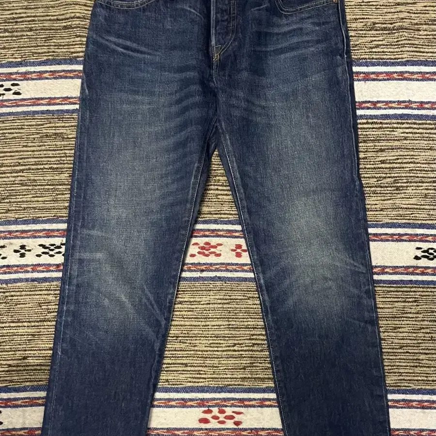 (27~28)Levis 리바이스 501 CT 셀비지 중청 데님 청바지