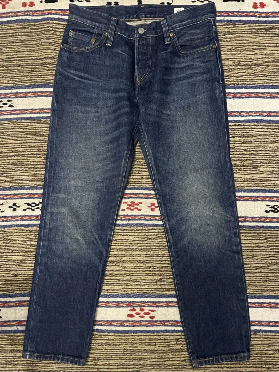 (27~28)Levis 리바이스 501 CT 셀비지 중청 데님 청바지