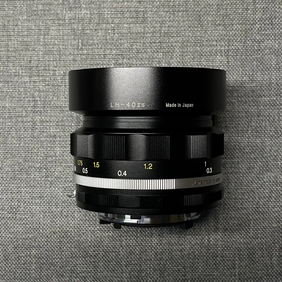 보이그랜더 ULTRON 40mm F2 SLII S  니콘F 블랙림